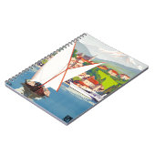 Thonon Les Bains Französisch Reisen Europa Notizblock (Linke Seite)