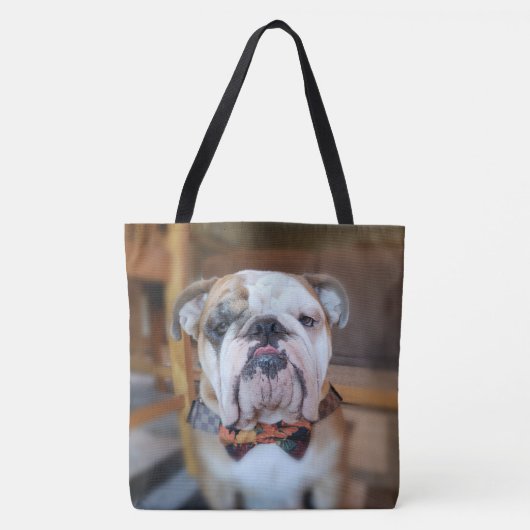 Thor die Bulldoggen-farbenreiche Taschen-Tasche Tasche (Vorderseite)
