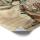 Thor fischt nach der Midgardschlange Poster (Ecke)