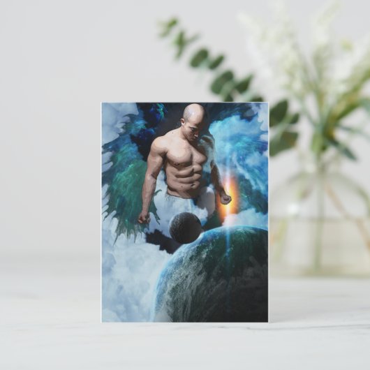 THOR- GOTT POSTKARTE (Stehend Vorderseite)