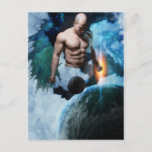 THOR- GOTT POSTKARTE (Vorderseite)