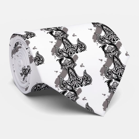 Thor-Hammer Krawatte (Gerollt)