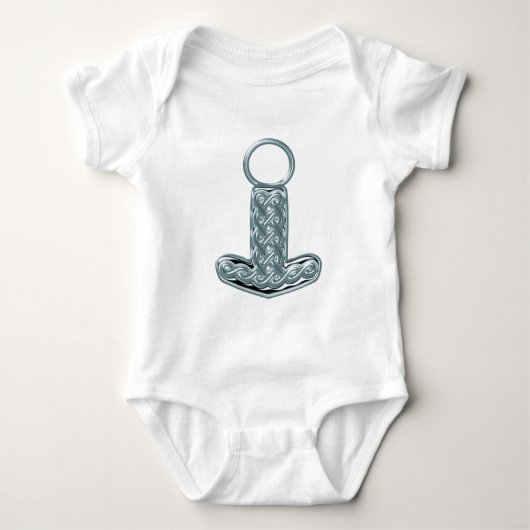 Thor Hammer Mjölnir Baby Strampler (Vorderseite)