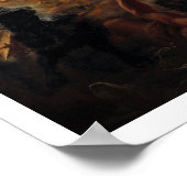 Thor kämpft die Riesen Poster (Ecke)