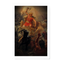 Thor kämpft die Riesen