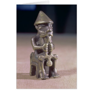 Thor mit einem Hammer, Statuette fand in Island