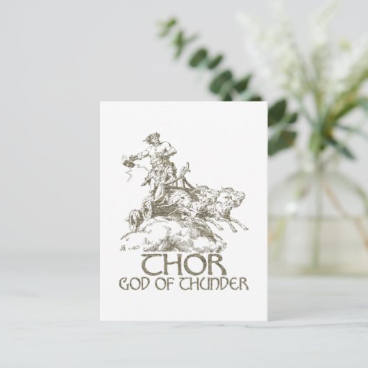 Thor Postkarte (Stehend Vorderseite)