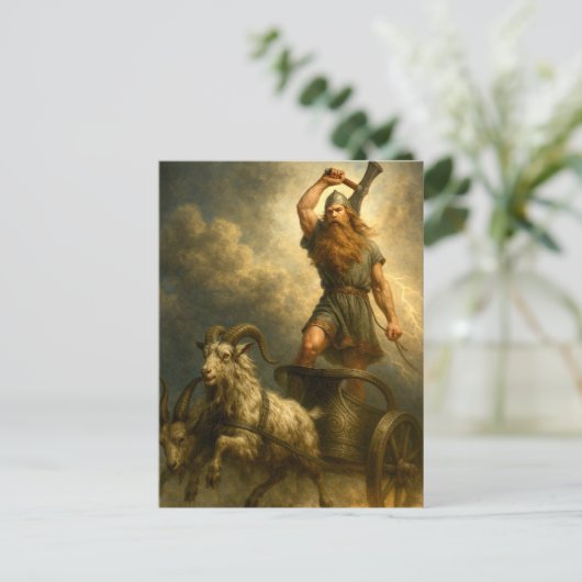 Thor Postkarte (Stehend Vorderseite)