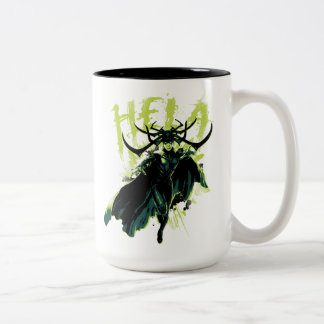 Thor: Ragnarok| Hela Painted Graphic Zweifarbige Tasse