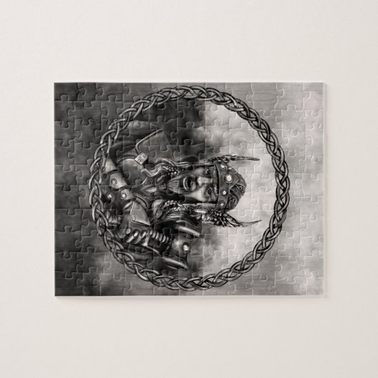 Thor - Skandinavier-Gott des Donners Puzzle (Horizontal)