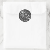 Thor — Sturmgepeitschter Gott des Donners Runder Aufkleber (Tasche)