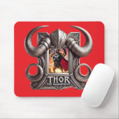 Thor the Magnificent Mouse Pad Mousepad (Mit Mouse)
