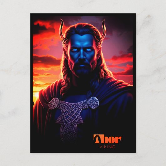 THOR VIKING POSTKARTE (Vorderseite)