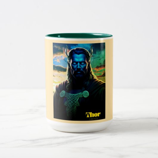 THOR VIKING  ZWEIFARBIGE TASSE (Mittel)