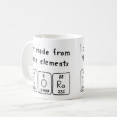 Thora Periodenname Tasse (Vorderseite Links)