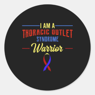 Thoracic Outlet Syndrome Awareness Advocate Tos Wa Runder Aufkleber
