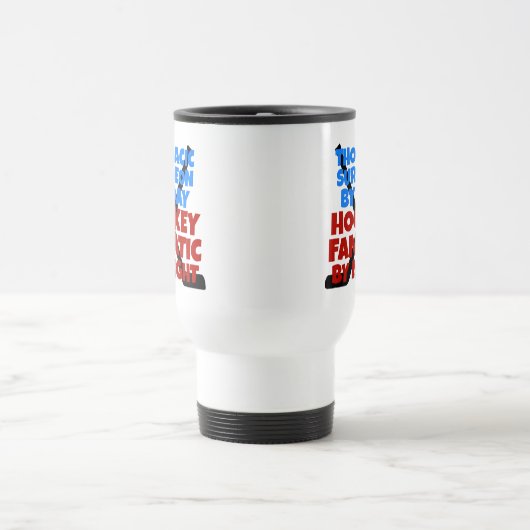 Thorakische Chirurgen Lieben Hockey-Tasse Reisebecher (Mittel)