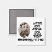 Thoreau Different Drummer Step to the Music Magnet (Vorderseite/Rückseite)