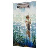 Thoreau Fischerei am Walden Pond durch N. C. Wyeth Klemmbrett (Links)