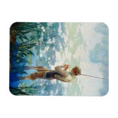 Thoreau Fischerei am Walden Pond durch N. C. Wyeth Magnet (Horizontal)