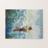 Thoreau Fischerei am Walden Pond durch N. C. Wyeth Puzzle (Horizontal)