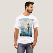 Thoreau Fischerei am Walden Pond durch N. C. Wyeth T-Shirt (Vorne ganz)