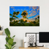 Thoreau, Morning Star Poster (Heimbüro)