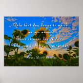 Thoreau, Morning Star Poster (Vorne)