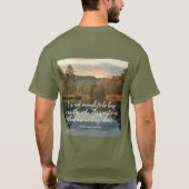 Thoreau Productions Quote T - Shirt (Rückseite)