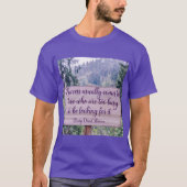 Thoreau Quote T - Shirt (Vorderseite)