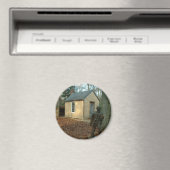 Thoreau-Statue und Kabine Magnet (In Situ (Geschirrspüler))