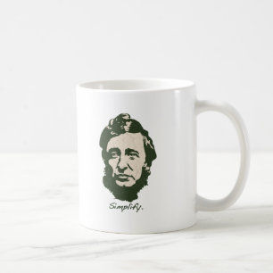 Thoreau - vereinfachen Sie Kaffeetasse