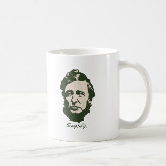 Thoreau - vereinfachen Sie Kaffeetasse