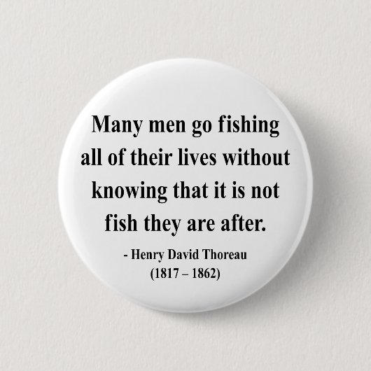 Thoreau Zitat 8a Button (Vorderseite)