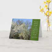 Thoreau Zitat-Abschluss Karte-Bäume Karte (Gelbe Blume)