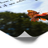 Thoreau Zitat, Glück Poster (Ecke)