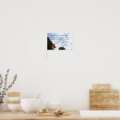 Thoreau Zitat, Glück Poster (Küche)