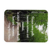 Thoreau-Zitat Magnet (Horizontal)
