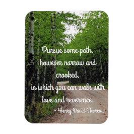 Thoreau-Zitat Magnet