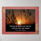 Thoreau Zitate Art Poster (Vorne)