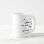 "Thoreauauaury unbeeindruckt" Tasse (VorderseiteRechts)