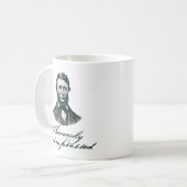 "Thoreauauaury unbeeindruckt" Tasse (Vorderseite Links)