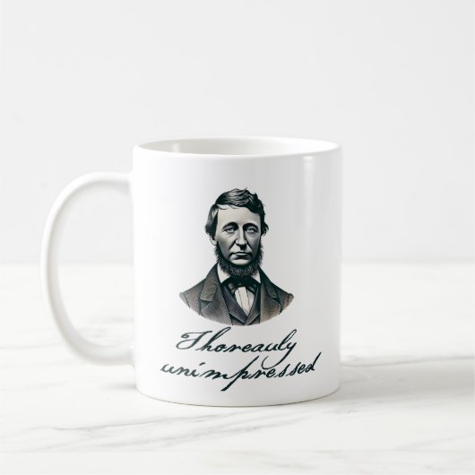 "Thoreauauaury unbeeindruckt" Tasse (Links)