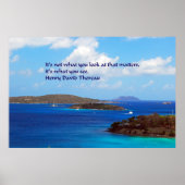 Thoreauer Weisheit Poster (Vorne)