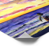 Thoreau's Sunset Poster (Ecke)