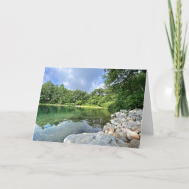 Thoreau's Walden Pond Feiertagskarte