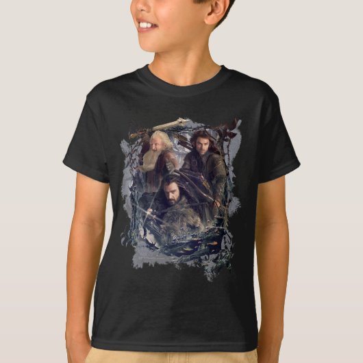 Thorin, Kili und Balin Graphic T-Shirt (Vorderseite)