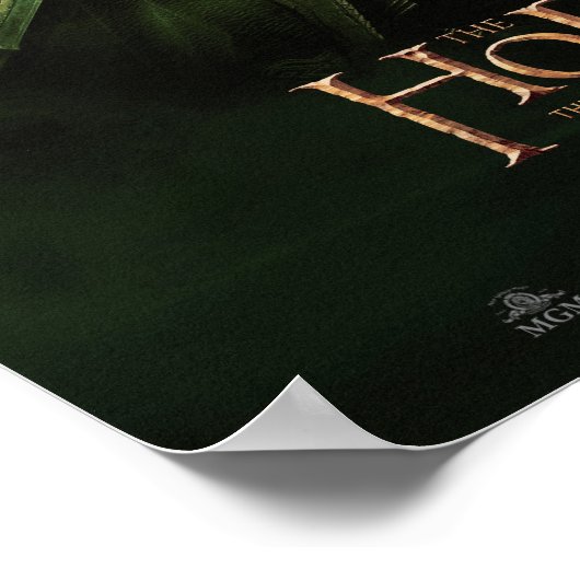 THORIN OAKENSHIELD™ auf Throne Poster (Ecke)