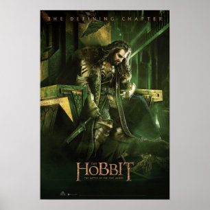 THORIN OAKENSHIELD™ auf Throne Poster