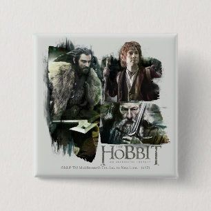 THORIN OAKENSHIELD™, BILBO BAGGINS™ & Gandalf Art Button
